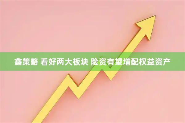 鑫策略 看好两大板块 险资有望增配权益资产