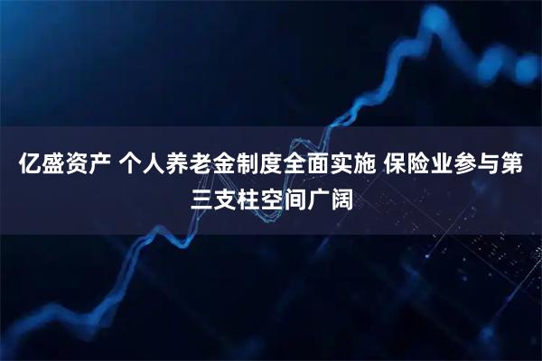 亿盛资产 个人养老金制度全面实施 保险业参与第三支柱空间广阔