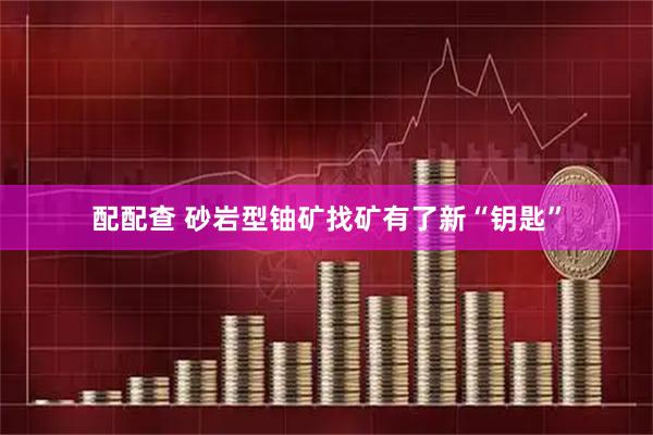 配配查 砂岩型铀矿找矿有了新“钥匙”