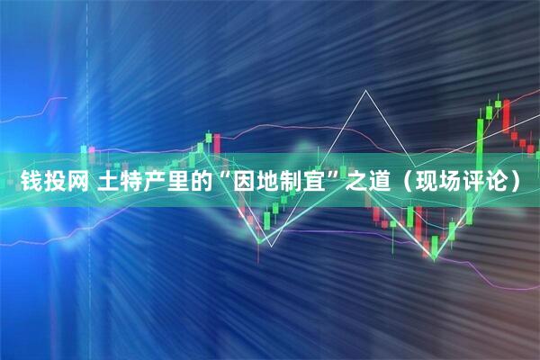 钱投网 土特产里的“因地制宜”之道（现场评论）